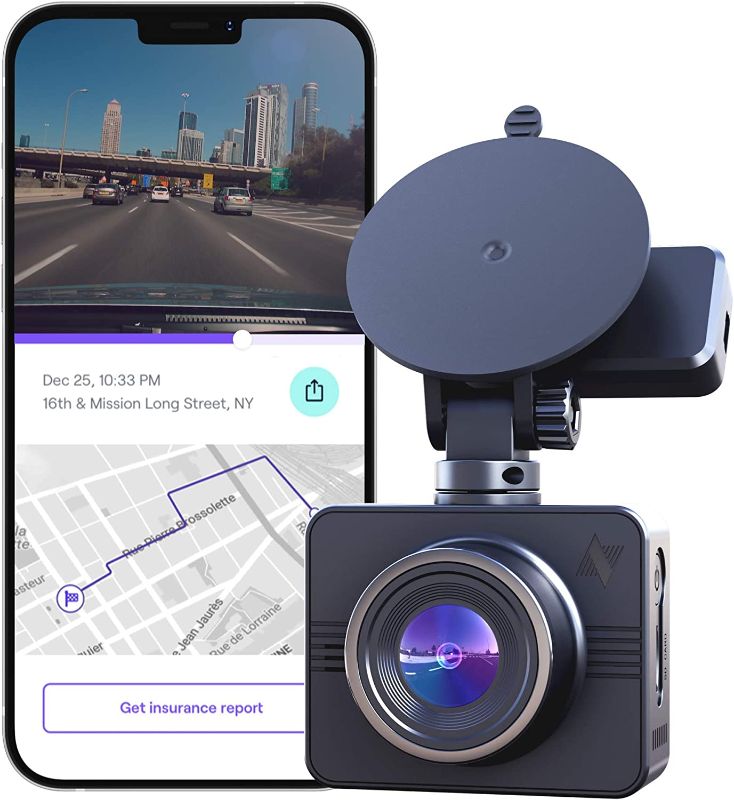 Photo 1 of Nexar Beam GPS Dash Cam | HD Front Dash Cam | 2022 Model | 256 GB SD Card Included | Unlimited Cloud Storage | Parking Mode | WiFi
