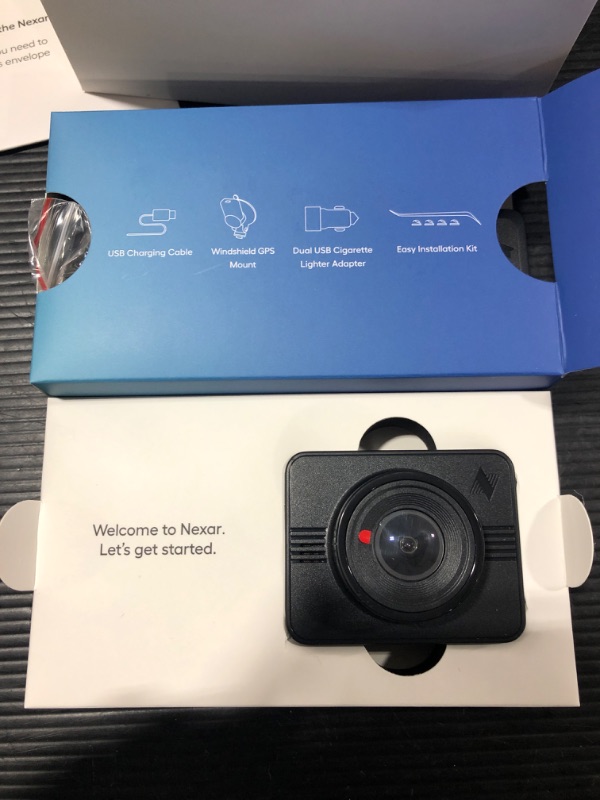 Photo 2 of Nexar Beam GPS Dash Cam | HD Front Dash Cam | 2022 Model | 256 GB SD Card Included | Unlimited Cloud Storage | Parking Mode | WiFi
