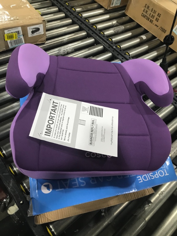 Photo 2 of Cosco Topside Child Safe Belt Positioned Backless Booster Car Seat, Purple Grape