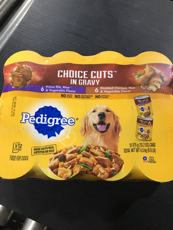 Photo 1 of 13.2 Oz Pedigree Homestyle Variety Dog Food - 12 Count- BB 05/2024