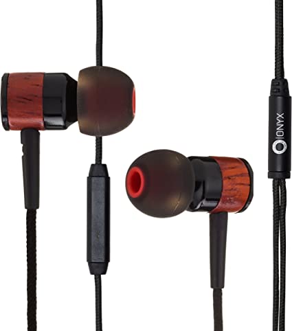 Photo 1 of Onyx Noise Cancelling in-Ear Headphones with Mic (Black)
