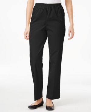 Photo 1 of Alfred Dunner Classics Twill Pull-on Pants 16
