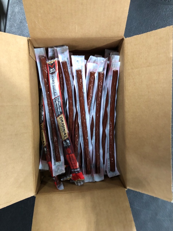 Photo 2 of Jack Link's Beef Sticks, Zero Sugar, Original – Protein Snack, Meat Stick with 6g of Protein, Made with 100% Beef, No Added MSG** – 0.92 Oz. (20 Count)