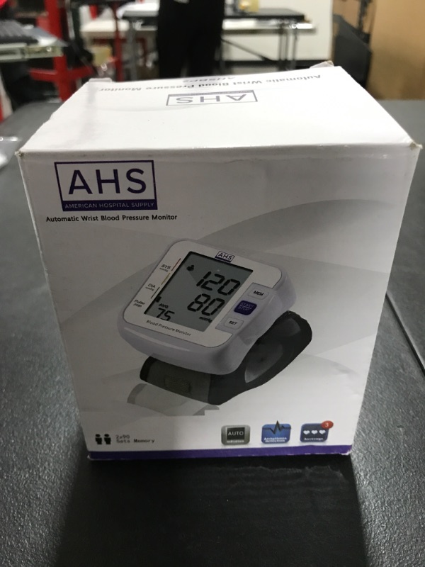 Photo 1 of AHS Automatic Wrist Blood Pressure Monitor 