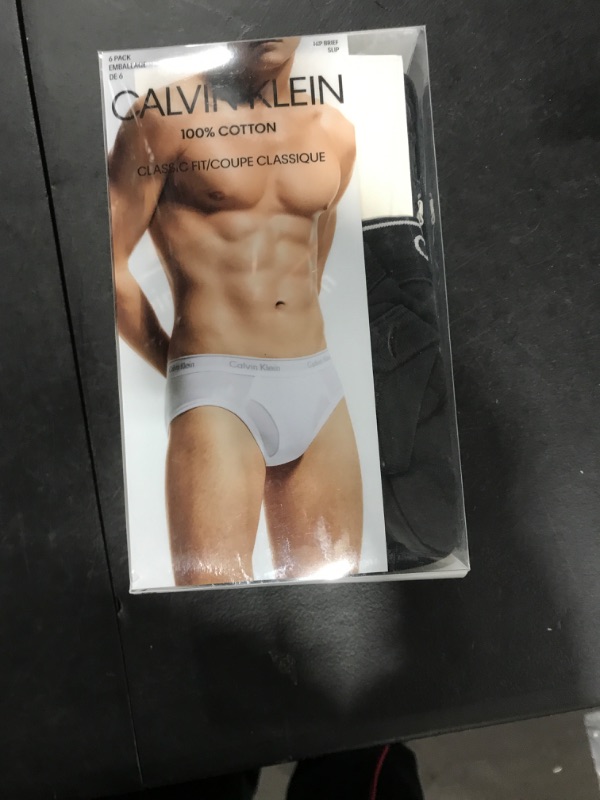 Photo 2 of Calvin Klein Men's Cotton Classics Hip Briefs 6-Pk Underwear  SIZE M