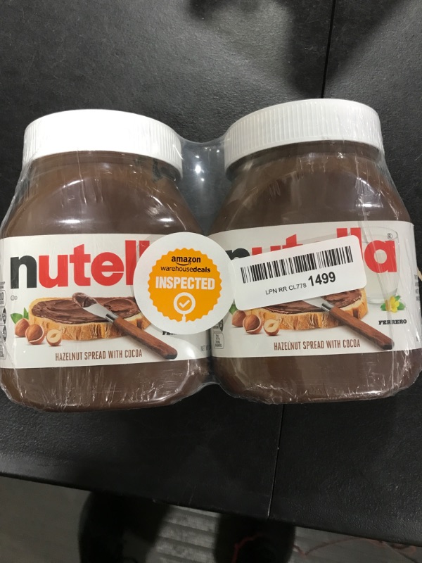 Photo 1 of  NUTELLA 2-PACK  22.9OZ EACH   **EXPIRES 03/23/2023**