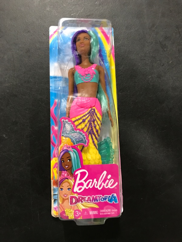 Photo 2 of Barbie Dreamtopia Mermaid Doll, 12-inch, Teal and Purple Hair, multi
