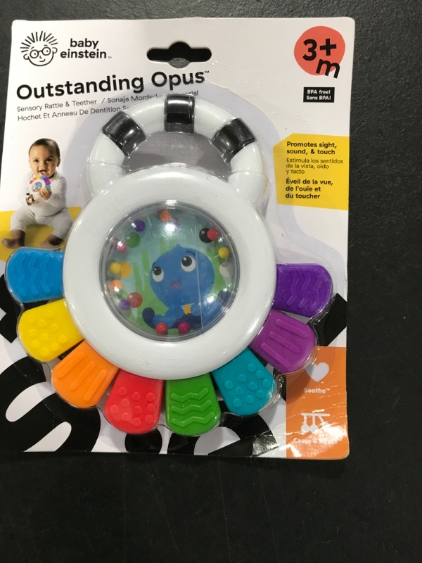 Photo 2 of Baby Einstein Outstanding Opus Sensory Rattle & Teether
