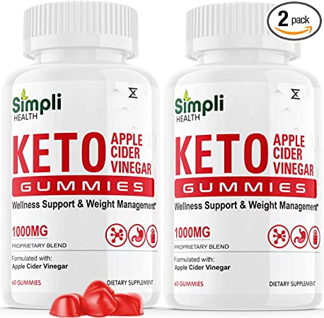 Photo 1 of (2 Pack) Simpli ACV Keto Gummies, Simpli Health ACV Keto Gummies, Simplihealth Simpliacv Heath ACV Keto Gummies, Simply Acc Gummies (120 Gummies)
