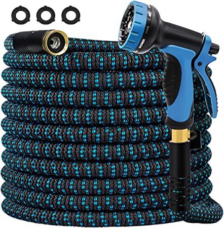 Photo 1 of 50 FT FLEXIBLE GARDEN HOSE AND NOZZLE