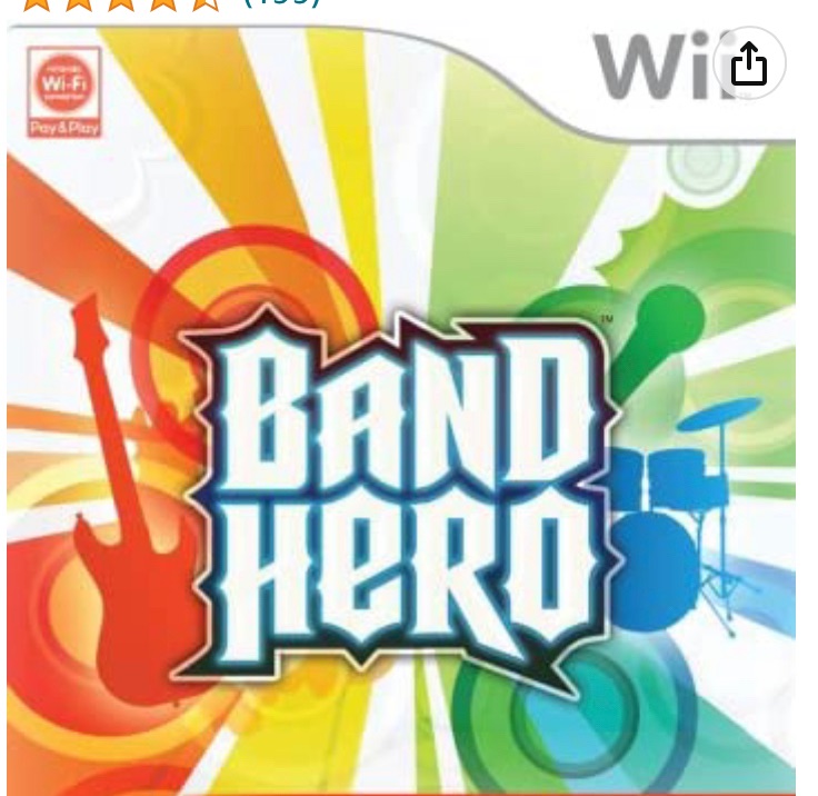 Photo 1 of Band Hero featuring Taylor Swift - Stand Alone Software - Nintendo Wii