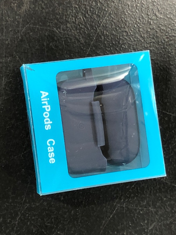 Photo 2 of MILPROX AirPods 3 Case, Protective Skin Cover with Keychain [Visible Front LED] Shockproof Soft Slim Cases Accessories for AirPods 2021 3rd Generation Charging Case [2021 Release]-Azure Blue
