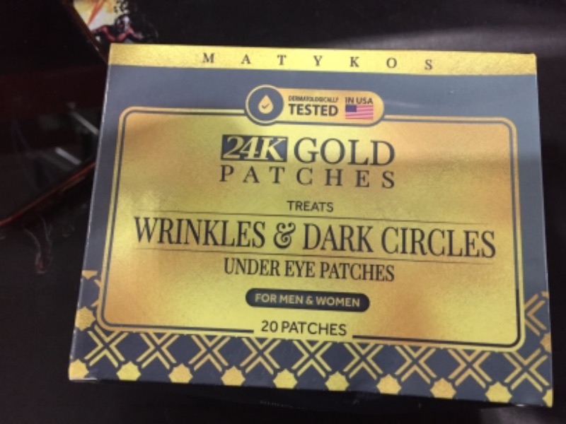 Photo 2 of 24K Gold Forehead Patches - 20 PCS - Collagen and Hyaluronic Acid Pads that Helps Reducing Forehead Wrinkles, Fine Lines - NO Artificial Fragrance or Alcohol
