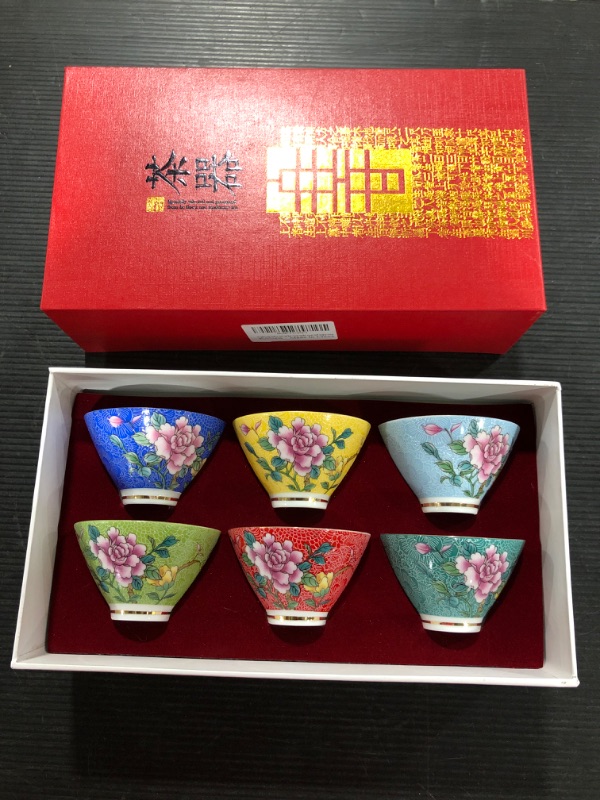 Photo 2 of 6 Pieces Sake Set Sake Cup Saki Cup Set Soju Cup Tea Cup
