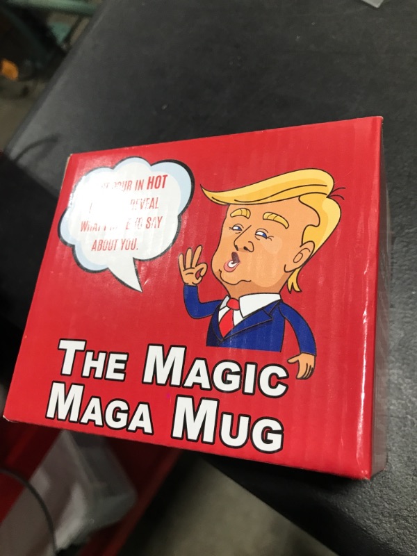 Photo 2 of 12oz Color-Changing Funny Coffee Mug - Top Trump Merchandise - Best Birthday Gifts for Women Who Have Everything, Unique Wedding Gift Ideas for Wife,
