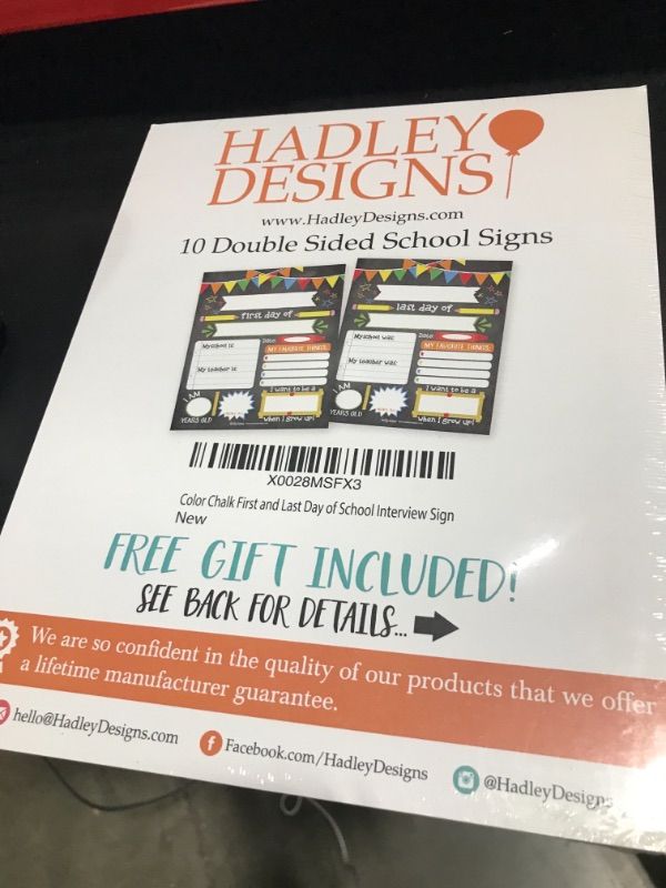 Photo 1 of 10 double sided school signs Hadley designs 