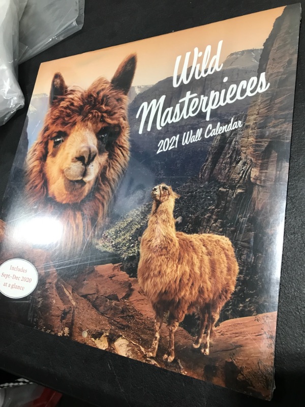 Photo 2 of Wild Masterpieces 2021 Wall Calendar: (Animal Portraits Nature Monthly Calendar, 12-Month Calendar of Pets in Natural Landscapes)
