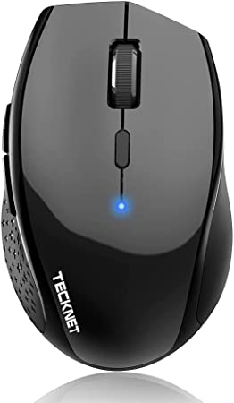 Photo 1 of Bluetooth Wireless Mouse, TECKNET 3200 DPI Computer Mouse  6 Adjustable DPI Levels, 6 Buttons