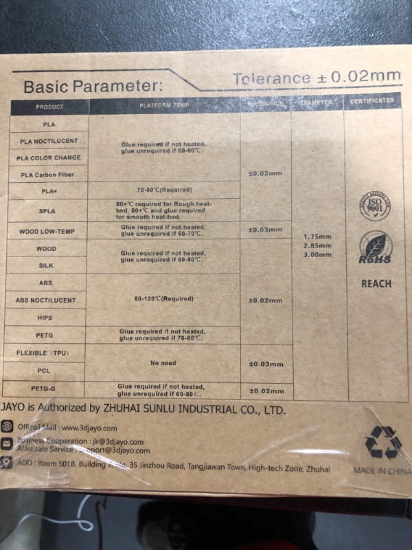 Photo 3 of 3D Printer PLA filament 1.75mm