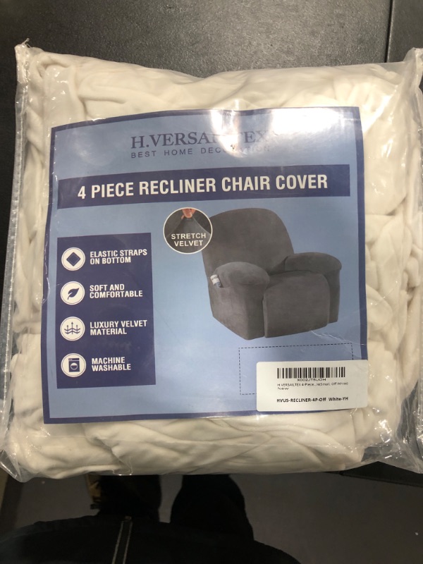 Photo 1 of 4 piece chair recliner small off white