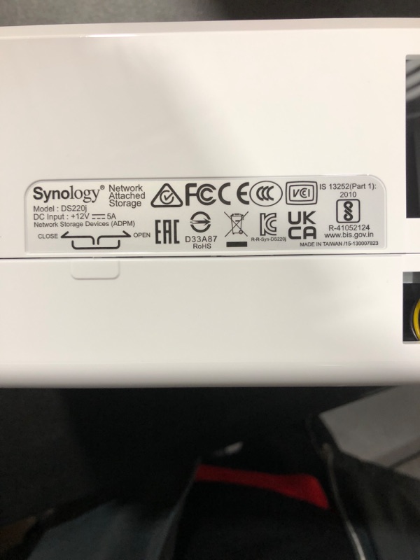 Photo 4 of Synology 2 Bay NAS DiskStation DS220j (Diskless), 2-Bay; 512MB DDR4