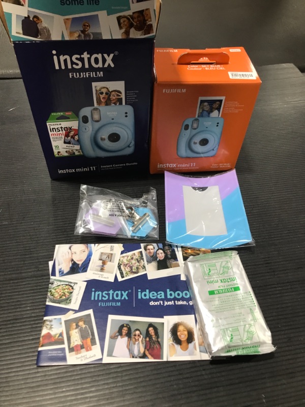 Photo 2 of Fujifilm Instax Mini 11 2021 Bundle - Blue Sky Blue Gift Bundle 2021---MISSING PIECES 