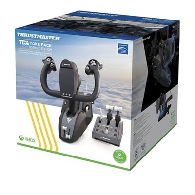 Photo 1 of Thrustmaster Yoke Pack Boeing Edition Flight Stick & Quadrant Bundle Black
