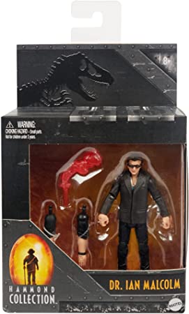 Photo 1 of ?Jurassic World Jurassic Park Hammond Collection Dr. Ian Malcolm Action Figure with Interchangeable Arms and Accessory, Gift and Collectible
