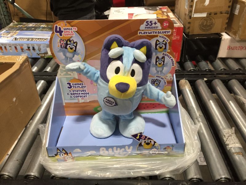 Photo 2 of Bluey Dance and Play 14" Animated Plush | Over 55 Phrases and Songs, Multicolor
