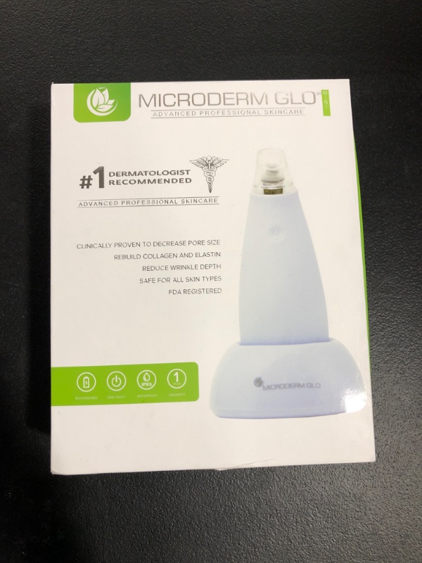 Photo 1 of Microderm GLO MINI Blackhead Remover Pore Vacuum & Facial Tool with Microdermabrasion Add-On Option - #1 Advanced Suction Machine for Face and Nose - Promotes Clean Bright Youthful Glowing Skin
