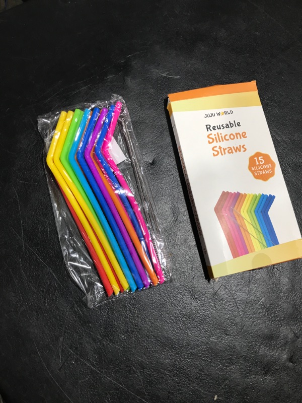 Photo 1 of 15 FITS ALL TUMBLERS STRAWS - Reusable Silicone Straws for 30 and 20 oz Yeti - Flexible Easy to Clean + 2 Cleaning Brushes - BPA Free, No Rubber Taste Drinking - Best Value for Money Pack
