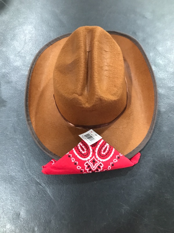 Photo 2 of Aeromax Aeromax Junior Cowboy Costume Hat with Bandanna