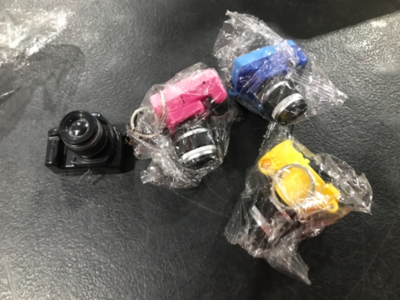 Photo 2 of  Camera Design Keychains with Sound Flashlight Cartoon Child Toy Bag-4 Pack