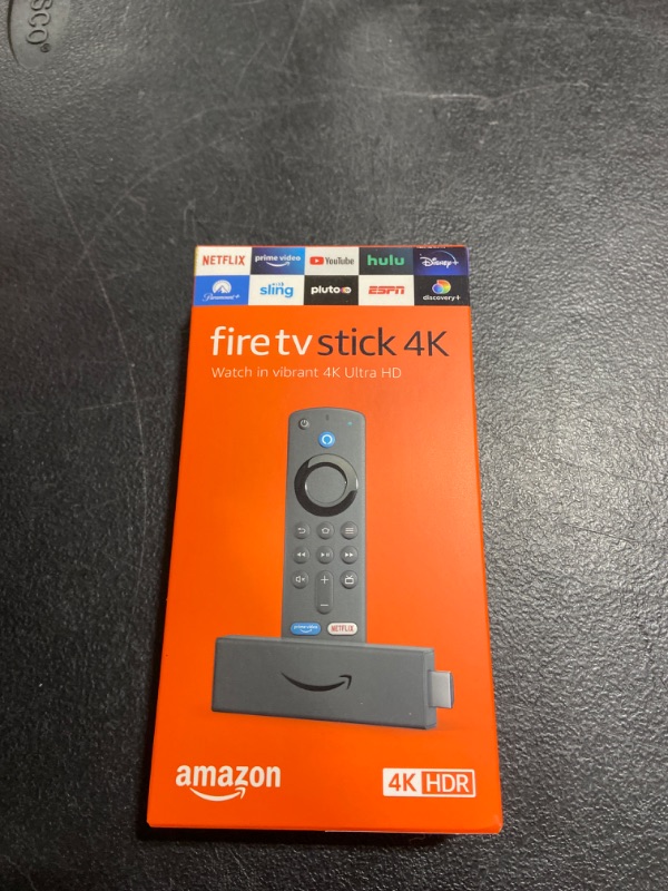 Photo 2 of Fire TV Stick 4K, brilliant 4K streaming quality, TV and smart home controls, free and live TV
SEALED 