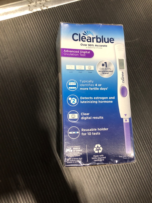 Photo 2 of Clearblue Advanced Digital Ovulation Test, Predictor Kit with Digital Results, 10 Tests
