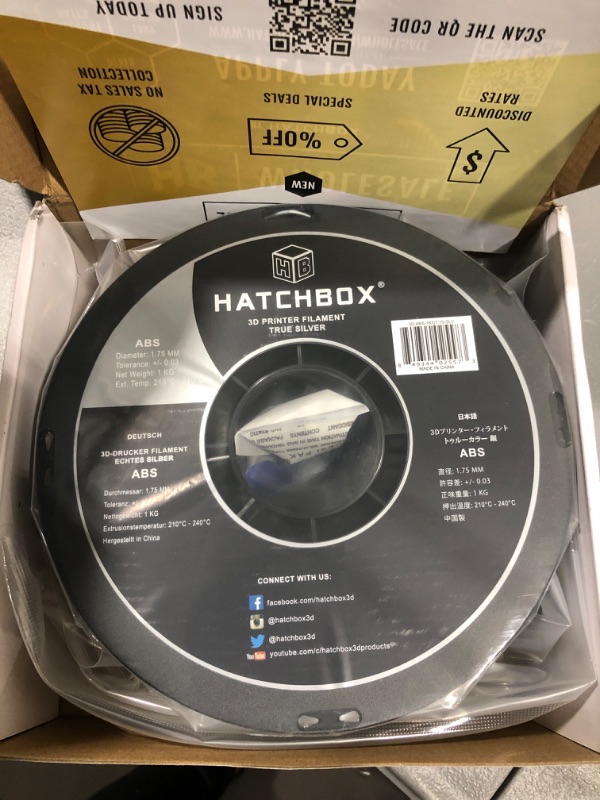 Photo 2 of HATCHBOX ABS 3D Printer Filament