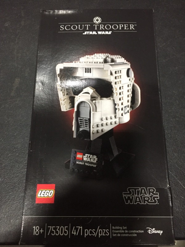 Photo 2 of LEGO Star Wars Scout Trooper Helmet 75305 Collectible Building Toy, New 2021 (471 Pieces)