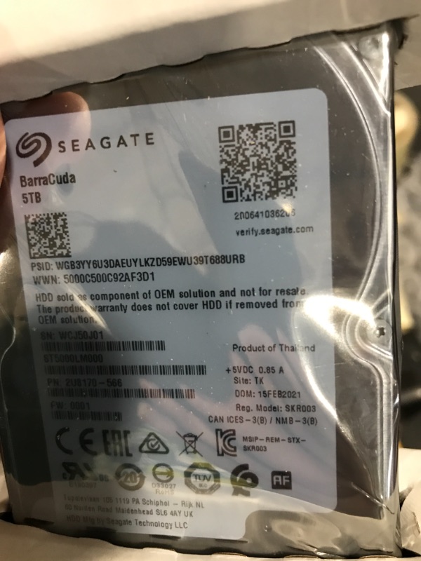 Photo 3 of Fantom Drives 5TB Hard Drive Upgrade Kit with Seagate BarraCuda ST5000LM000 (2.5" / 15mm), Fantom Drives SATA to USB 3.0 Converter and Fantom Drives Cloning Software Inside USB Flash Drive