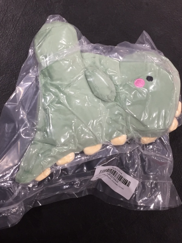 Photo 2 of Cute Stuffed Animal Plush Toy, Cartoon Dinosaur -green 7.8 Inch