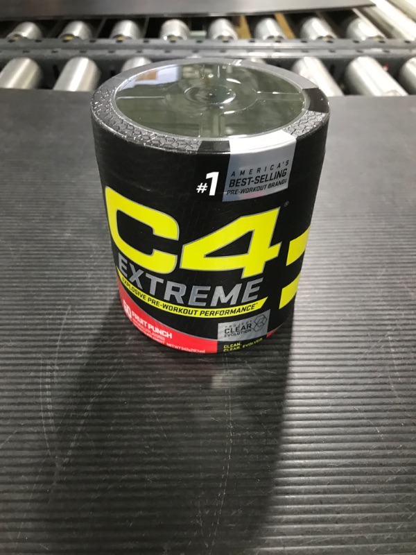 Photo 2 of C4 Extreme Pre Workout Powder Fruit Punch | Preworkout Energy Supplement for Men & Women | 200mg Caffeine + Beta Alanine + Creatine | 60 Servings Fruit Punch 60 Servings (Pack of 1) BB 8/2024