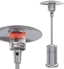 Photo 1 of 46,000 BTU Outdoor Propane Patio Heater with Wheels
