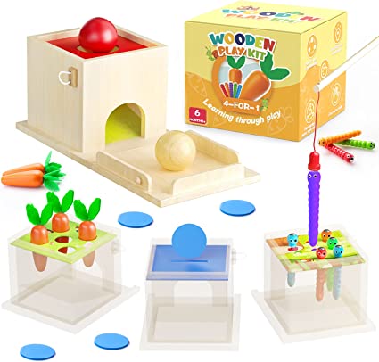 Photo 1 of Yehtta 4 in 1 Educational Montessori Toys for 6 M+