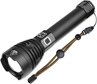 Photo 1 of 160000LM Most Powerful XHP90 LED Flashlight Brightest Zoom Torch P90 Type C USB