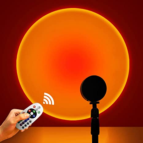 Photo 1 of 16 Colors Sunset Projection Lamp with Remote