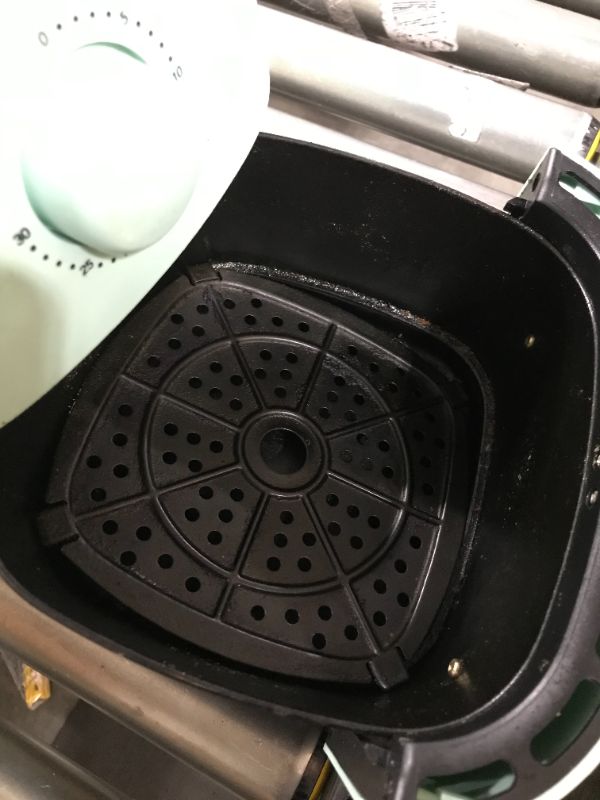 Photo 3 of DASH Tasti-Crisp™ Electric Air Fryer Oven Cooker with Temperature Control, Non-Stick Fry Basket, Recipe Guide + Auto Shut Off Feature, 1000-Watt, 2.6Qt, Aqua