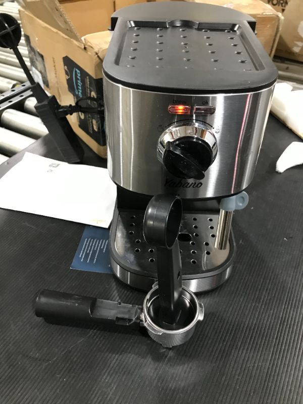 Photo 2 of Yabano Coffee Maker Model:CM6826-Espresso and cappuccino with milk frother.