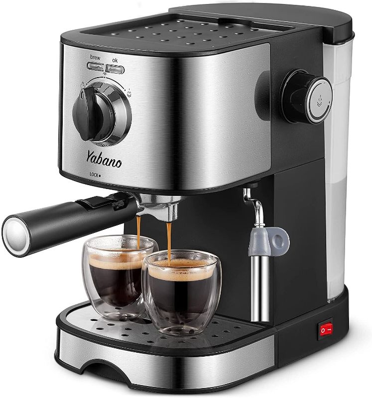 Photo 1 of Yabano Coffee Maker Model:CM6826-Espresso and cappuccino with milk frother.