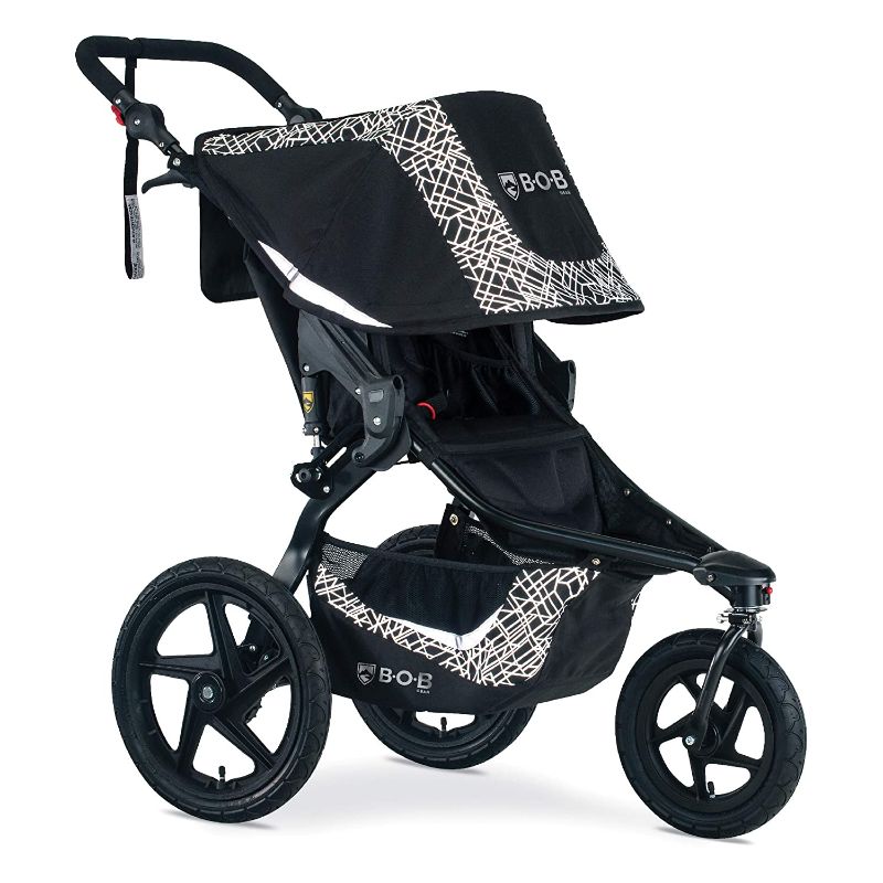 Photo 1 of BOB Gear Revolution Flex 3.0 Jogging Stroller, Lunar - Ultra-Reflective Accents
