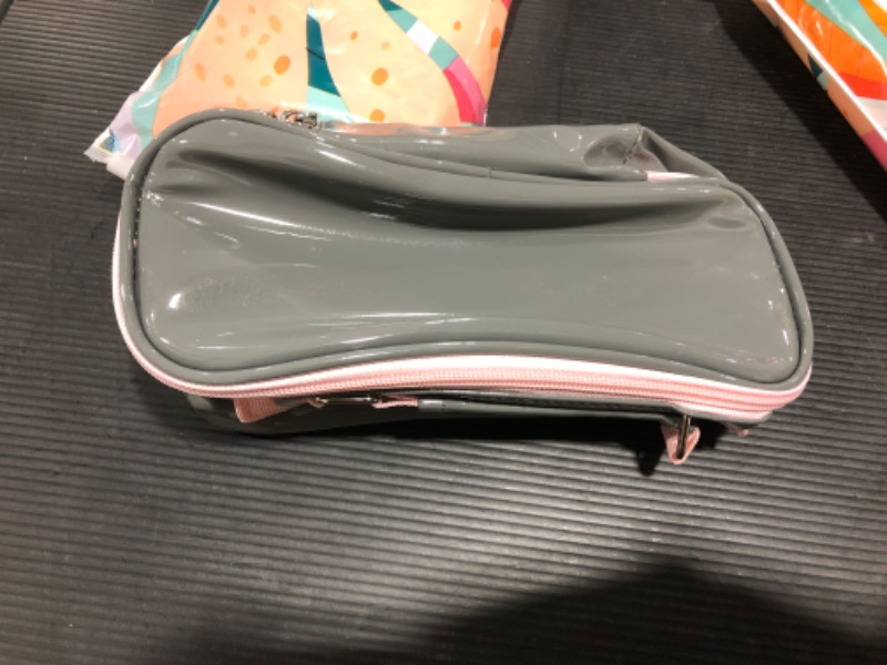 Photo 1 of Large Capacity Pencil Case - Pencil Pouch, Pencil Bag, Pencil Cases for Adults - Cute Pencil Case for Girls - Kawaii Pencil Case - Pencil Box for Girls - Pink Pencil Case Aesthetic - Grey & Pink
