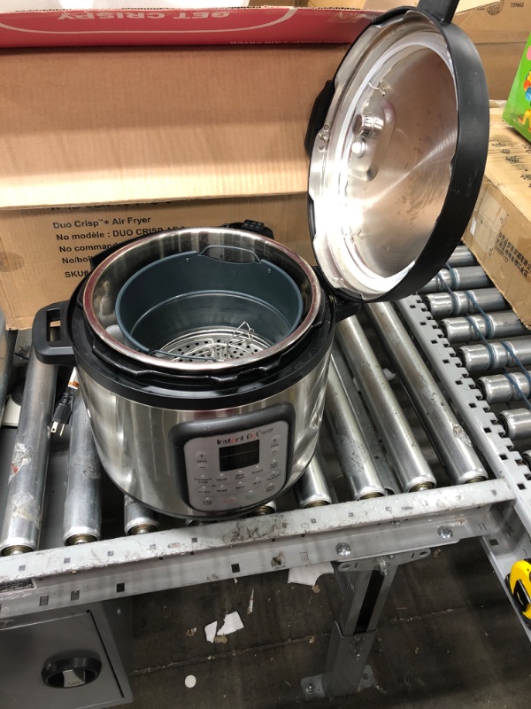 Photo 2 of Instant Pot 8 qt 11-in-1 Air Fryer Duo Crisp + Electric Pressure Cooker